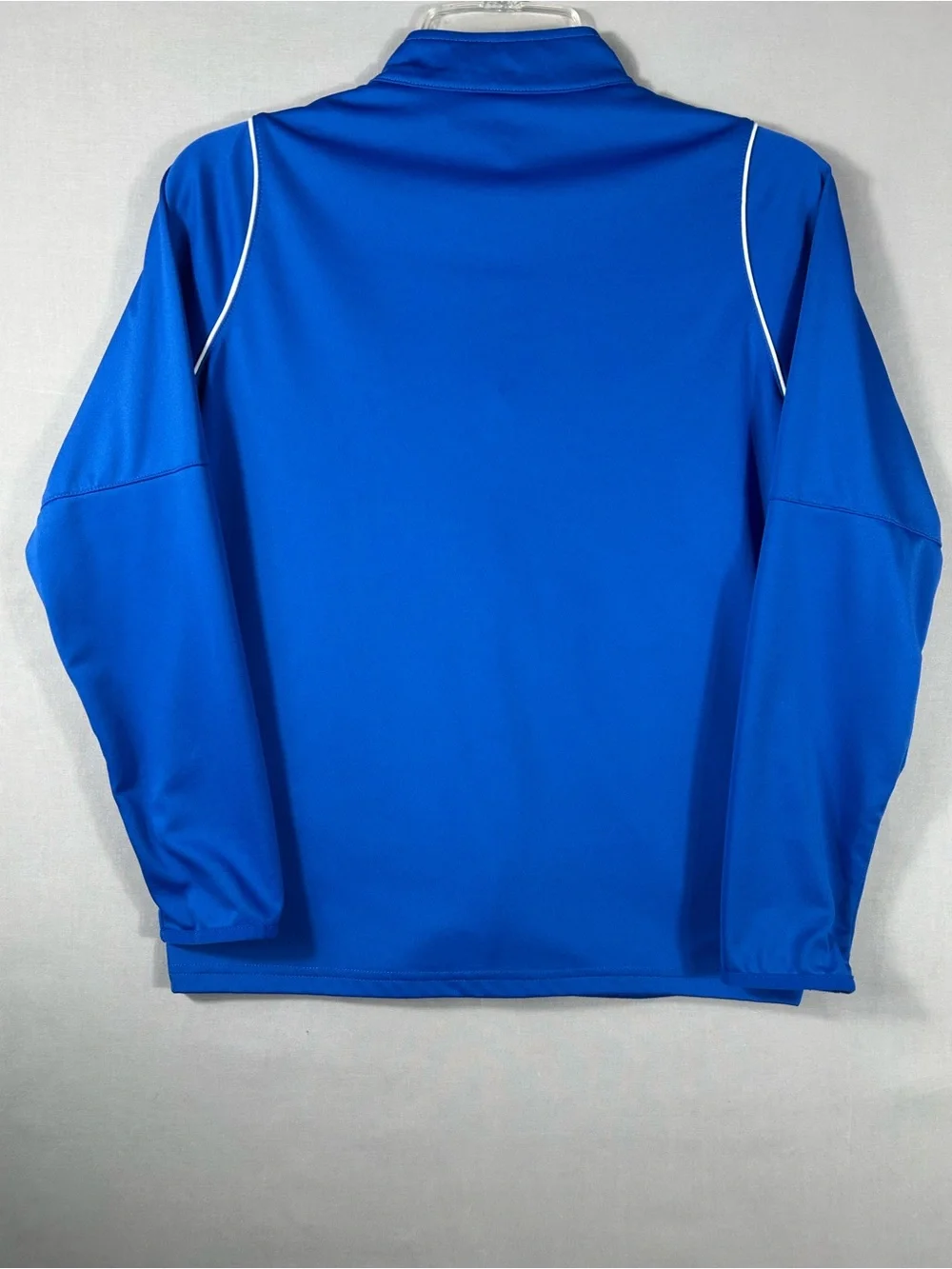 Nike Dri- Fit Jacket Boys Large Blue Full Zip Long Sleeve Mock Neck Gym